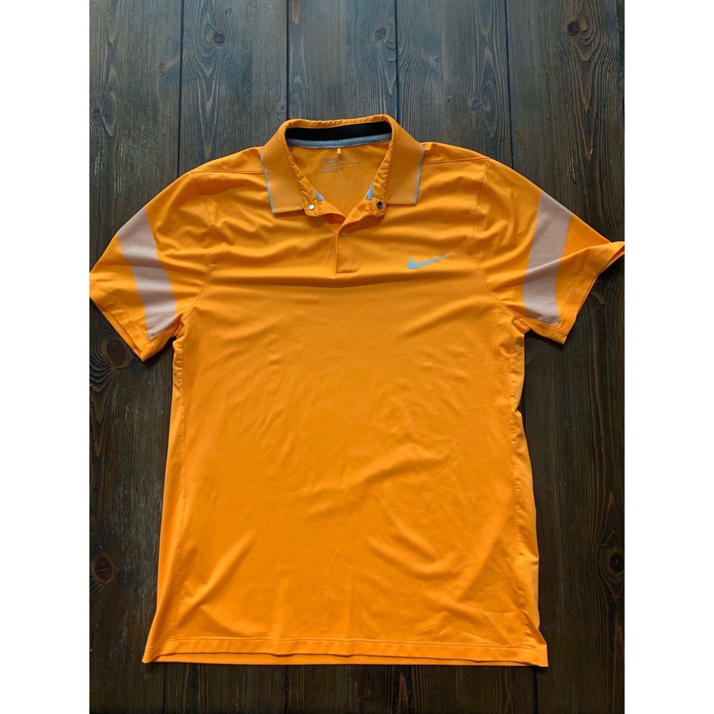 Men’s orange Nike Golf polo